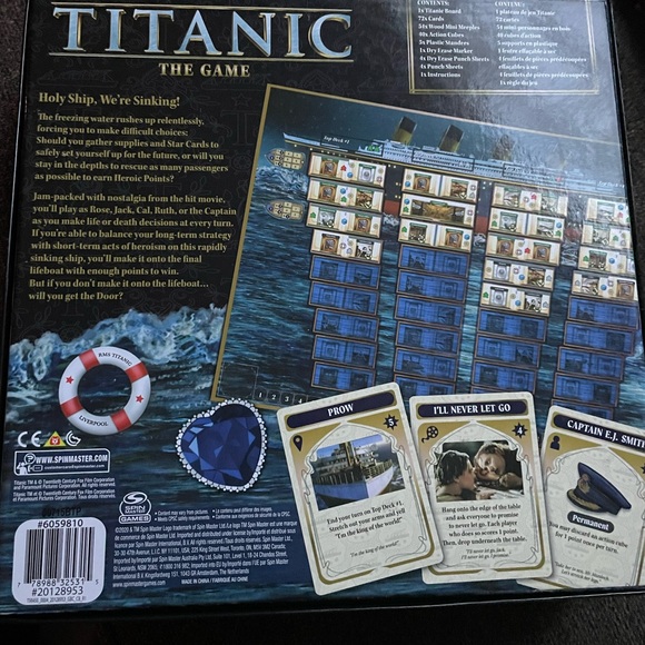Titanic Board Game - Never Played - Has All Pieces / Movie Memorabilia ๐ข๐ - Picture 5 of 5